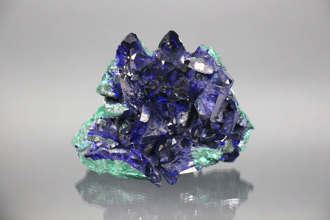 Azurite and Malachite Cluster