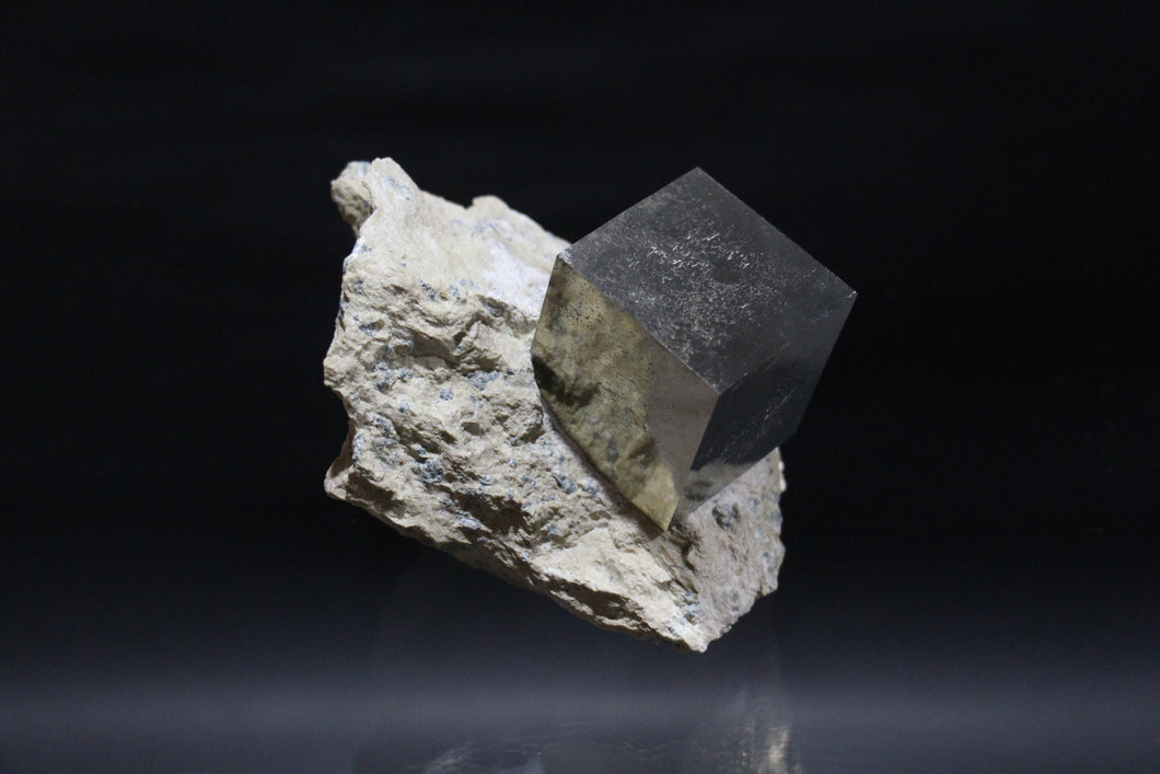 Large Pyrite Cube on Matrix