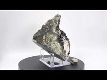 Load and play video in Gallery viewer, Apatite with Albite, Epidote, Augite, and Actinolite (var. Byssolite) on Matrix
